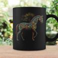 Obra De Arte De Caballo Diseño De Caballo Equitación Animales Caballo Taza de café Ideas de regalos