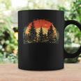 Outdoor Tree Nature Lovers Sunset Retro Forest Tassen Geschenkideen