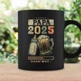 Papa 2025 Revelación Del Embarazo Futuro Papá Futuro Taza de café Ideas de regalos
