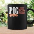 Pig A Magical Creature That Turns Vegetable Into Bacon Quote Graphic Print Coffee Mug Gifts ideas