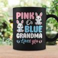 Pink Or Blue Grandma Loves You Bunny Gender Reveal Party Coffee Mug Gifts ideas