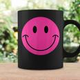 Pink Smile Face Cute Happy Peace Smiling Face Girls Coffee Mug Gifts ideas