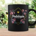 Podologin With Heart Flowers Thank You Farewell Needs Podiatry Tassen Geschenkideen