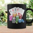 Poker Gambling Game Cards Chips Casino Poker Tassen Geschenkideen