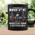 Proud Niece Of A Korean War Veteran Military Vet's Family Graphic Print Coffee Mug Gifts ideas