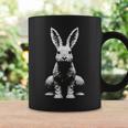 Rabbit Art Polygon Animal Abstract Motif Graphic Hare Graphic Print Coffee Mug Gifts ideas