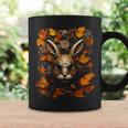 Rabbit Autumn Leaves Animal Art Robot Graphic Hare Graphic Print Coffee Mug Gifts ideas