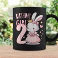 Rabbit Princess Children's Birthday 2 Years Girls Pink Tassen Geschenkideen