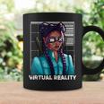 Realidadirtual Japonés Samurai Katana Chica Gamer Gaming Taza de café Ideas de regalos