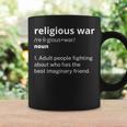 Religious War Noun Adult People Fighting About Who Has The Tassen Geschenkideen