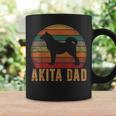 Retro Akita Dad Akita Daddy Dog Owner Pet Father Coffee Mug Gifts ideas