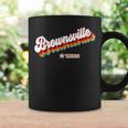 Rétro Années 80 Brownsville Texas Tx Tasse Idées cadeaux