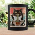 Retro Cat Ramen Japanese Graphic Kawaii Cat Anime Coffee Mug Gifts ideas