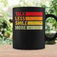 Retro Talk Less Smile More Historic Hamilton Quote Graphic Print Coffee Mug Gifts ideas