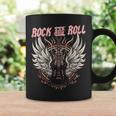 Rock And Roll Guitarraintage Rock Música Taza de café Ideas de regalos