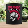 Rock And Roll Musik & Festival I Damen & Herren Punk Is Not Dead I Punker & Anarquía Para Punk Rock Small Taza de café Ideas de regalos