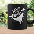 Salvar A Las Ballenas Taza de café Ideas de regalos