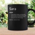 Sara Is Kind Hearted Name Definition Sara Taza de café Ideas de regalos