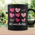 School Counselor Hearts Teacher Appreciation Valentines Day Coffee Mug Gifts ideas