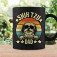 Shih Tzu Dad Father's Day Pet Dog Breed Pet Paw Coffee Mug Gifts ideas
