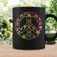 Signe De Paix Groovy Mushroom Cottagecore Retro Hippie Tasse Idées cadeaux
