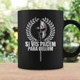 Siis Pacem Para Bellum Latin Wisdom Proverb Tassen Geschenkideen