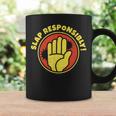 Slap Responsablemente Para El Campeón De Slapboxing Atleta De Boxeo Slap Taza de café Ideas de regalos