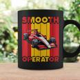 Smooth Operator Formula Racing Bandera España Fast Cars Taza de café Ideas de regalos