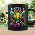 Softball Player Girl Ice Cream Softball Drip Coffee Mug Gifts ideas