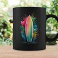 Surfer Women's Colourful Watercolour Surfing Tassen Geschenkideen