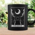 Tarot Card Vintage Crescent Moon Black Cat Mom Cat Lovers Coffee Mug Gifts ideas