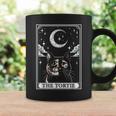 Tarot Card Vintage Crescent Moon Tortie Cat Mom Cat Lovers Coffee Mug Gifts ideas