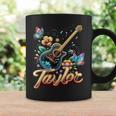 Taylor Primer Nombre I Love Taylor Girls Groovy Birthday Y2k Taza de café Ideas de regalos