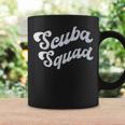 Team SCUBA SQUAD Diving Ocean Dive School Instructor Crew Graphic Print Coffee Mug Gifts ideas