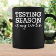 Testing Season Is My Cardio Teacher Principal Fitness Graphic Print Coffee Mug Gifts ideas
