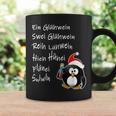 With Text 'Ein Glühwein' A Mulled Wine Swei Mulled Wine Penguin For Christmas Tassen Geschenkideen