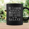 Third Grade Teacher Quote Cosmic Space Galaxy Themed Graphic Print Coffee Mug Gifts ideas