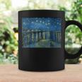 Vincentan Gogh Noche Estrellada Sobre El Ródano Taza de café Ideas de regalos