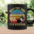 Vintage Best Cat Dad Ever Cat Owner Cats Dad Taza de café Ideas de regalos
