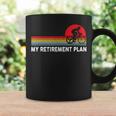 Vintage Bike Cycling My Retirement Plan Bicycle Ride Cyclist Coffee Mug Gifts ideas