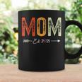 Vintage Mom Est 2025 Promoted To Mommy Mother's Day 2025 Taza de café Ideas de regalos