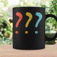 Vintage Question Mark Tassen Geschenkideen