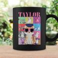 Vintage Taylor First Name Personalized Cat Birthday Party Coffee Mug Gifts ideas