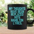 Vintage Historic Hamilton Quote Kids Graphic Print Coffee Mug Gifts ideas