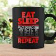 Vintage Yeet Apparel Saying Eat Sleep Repeat Coffee Mug Gifts ideas