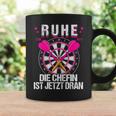 Women's Rest Die Chefin Ist Jetzt Dran Darts Dartter Women's Dart Tassen Geschenkideen