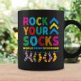 World Down Syndrome Day Rock Your Socks Awareness Support Coffee Mug Gifts ideas