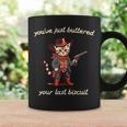You've Just Buttered Your Last Biscuit Western Cat Cowboy Coffee Mug Gifts ideas