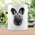 African Painted Dog Close-Up For Wild Dog Fans Graphic Print Coffee Mug Gifts ideas