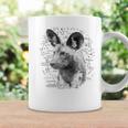 African Wild Dog Close-Up On Vintage Africa Map Safari Theme Graphic Print Coffee Mug Gifts ideas
